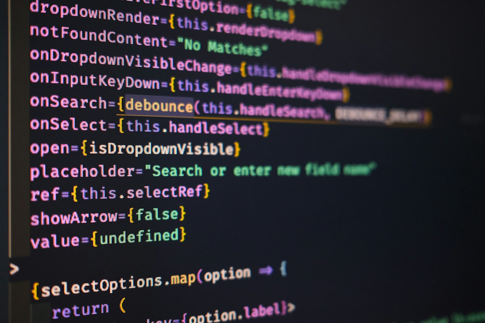 a computer screen with a bunch of text on it